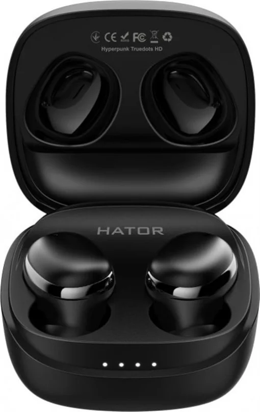 Bluetooth-гарнитура Hator Hyrerpunk Truedots HD Black (HTA-411)
