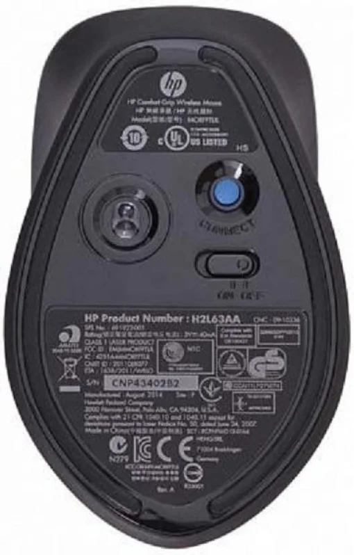 Миша бездротова HP Comfort Grip Black (H2L63AA)