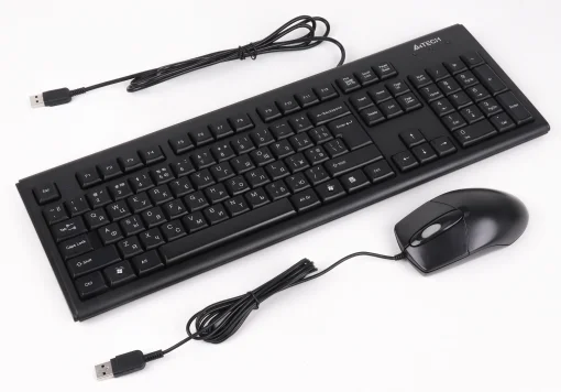 Комплект (клавиатура, мышка) A4Tech KR-8572 Black USB