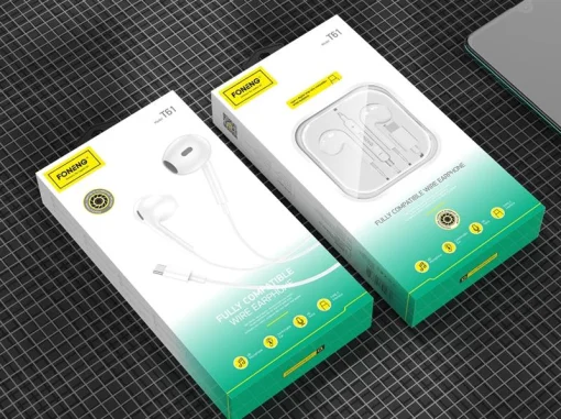 Гарнитура Foneng T61 Type-C White (T61-WE-TC)