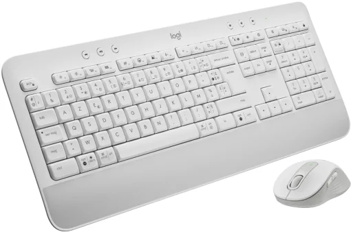Комплект (клавиатура, мышка) беспроводной Logitech MK650 Combo for Business White (920-011032)