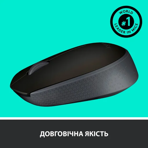 Мишка бездротова Logitech M171 (910-004424) Grey/Black USB