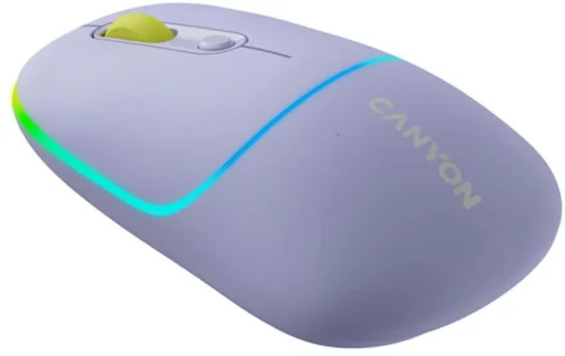 Мышь беспроводная Canyon MW-22 Dual Band RGB Wireless Mountain Lavender (CNS-CMSW22ML)