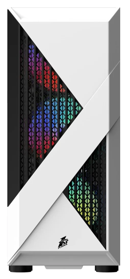 Корпус 1stPlayer F3-A-4F1-WH без БП