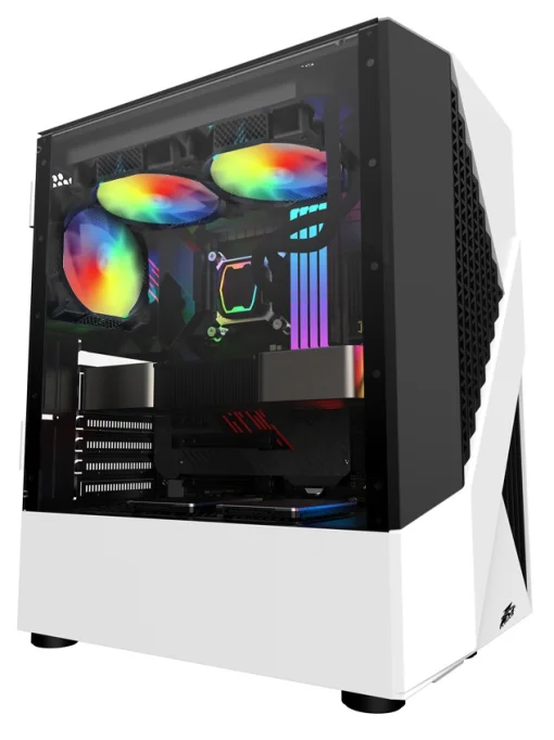 Корпус 1stPlayer F3-A-4F1-WH без БП