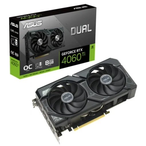 Відеокарта GF RTX 4060 Ti  8GB GDDR6 Dual OC SSD Asus (DUAL-RTX4060TI-O8G-SSD)