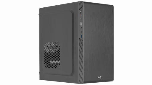 Корпус AeroCool CS-106-S-BK-v1 (ACCX-PC13005.11) Black + БП VX Plus 450 450W