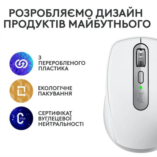 Мышь беспроводная Logitech MX Anywhere 3S Bluetooth Pale Grey (910-006930)