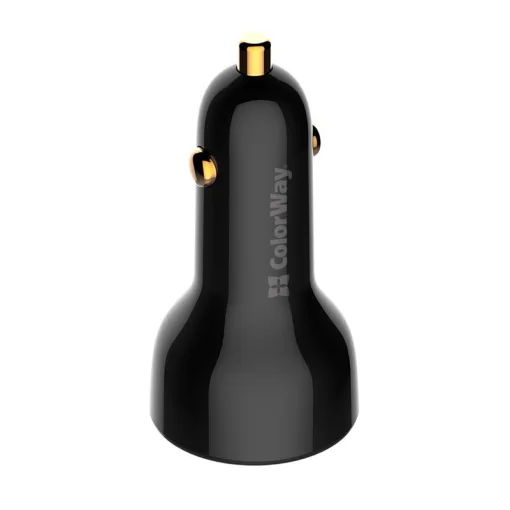 Автомобильное зарядное устройство ColorWay Power Delivery Port PPS USB (USB-A+USB-C, 100W) PD, QC Black (CW-CHA044PD-BK)