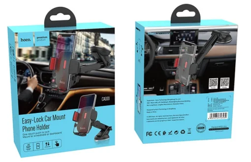 Держатель автомобильный Hoco CAD01 Black (CAD01B)