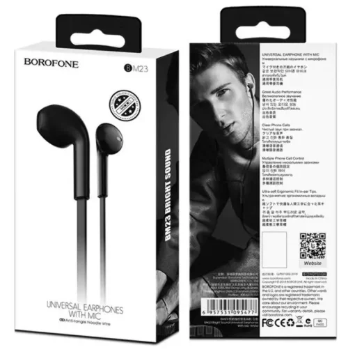 Гарнитура Borofone BM23 Black (BM23B)