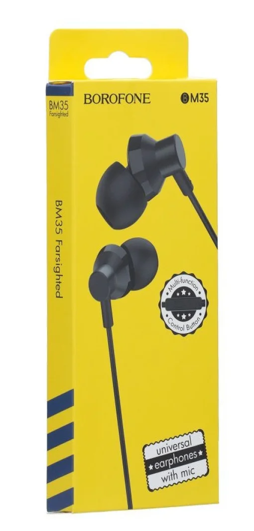 Гарнитура Borofone BM35 Black (BM35B)