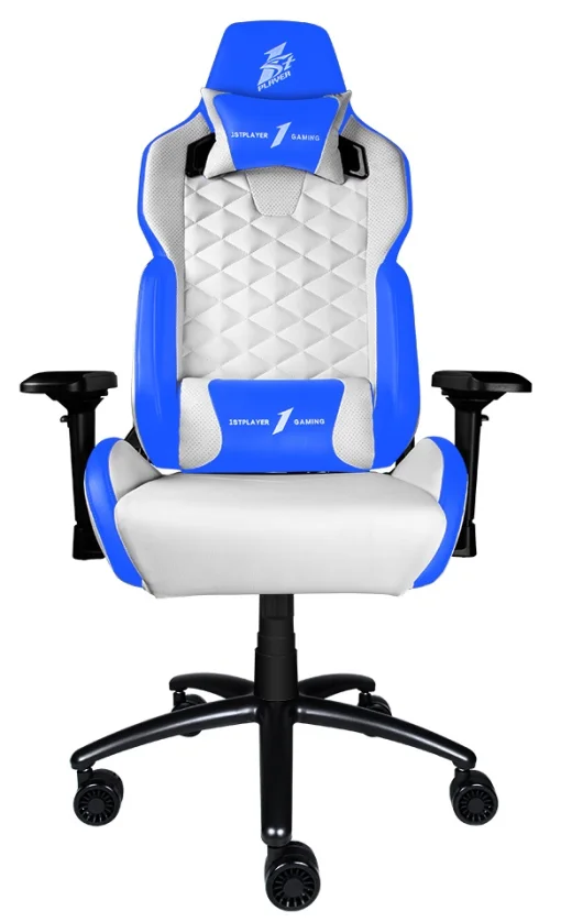 Крісло геймерське 1STPLAYER DK2 Blue/White