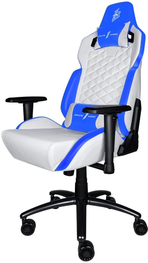 Крісло геймерське 1STPLAYER DK2 Blue/White