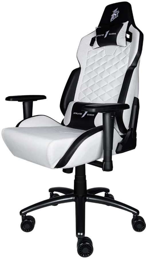 Крісло геймерське 1STPLAYER DK2 Black/White