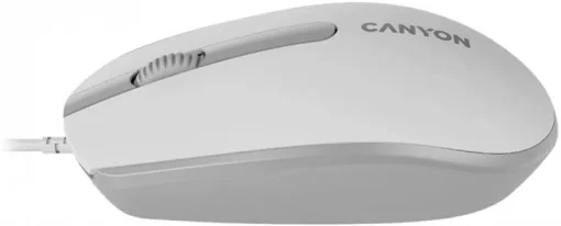 Миша Canyon M-10 USB White Grey (CNE-CMS10WG)