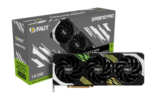 Видеокарта GF RTX 4070 Ti Super 16GB GDDR6X GamingPro Palit (NED47TS019T2-1043A)