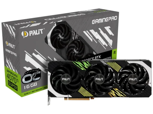 Видеокарта GF RTX 4070 Ti Super 16GB GDDR6X GamingPro OC Palit (NED47TSH19T2-1043A)