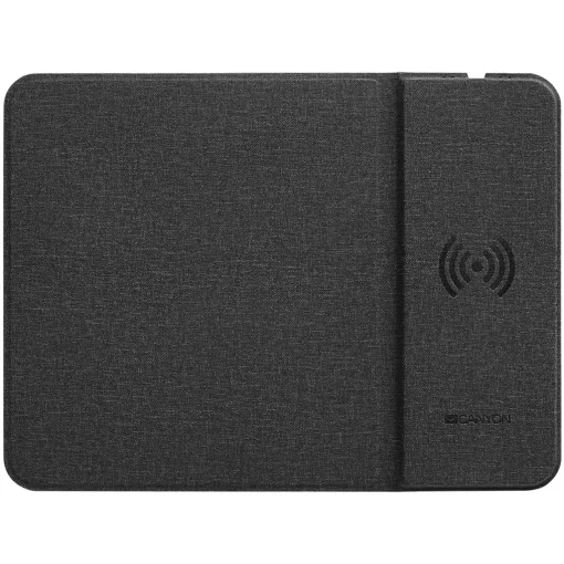 Килимок для миші Canyon CNS-CMPW5 Black з бездротовою зарядкою QI