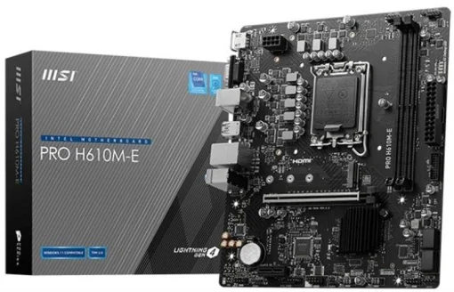 Материнская плата MSI Pro H610M-E Socket 1700