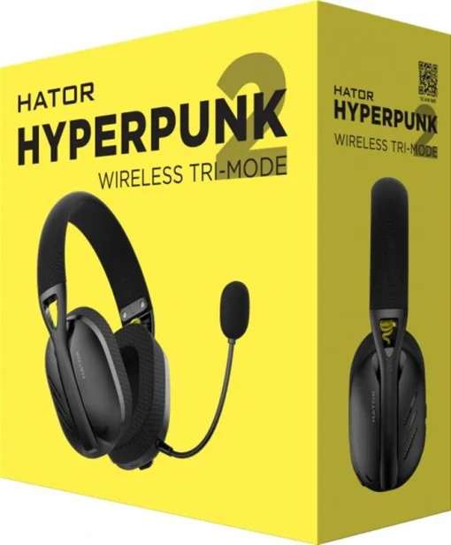 Навушники геймерскі HATOR Hyperpunk 2 Wireless Tri-mode Black (HTA-855)
