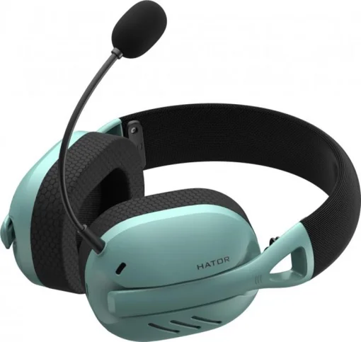 Навушники геймерскі HATOR Hyperpunk 2 Wireless Tri-mode Black/Mint (HTA-858)