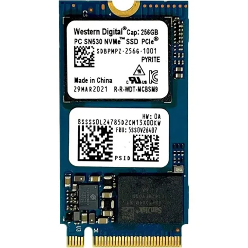 Накопитель SSD 256GB WD PC SN530 M.2 2242 PCIe 3.0 x4 NVMe TLC (SDBPMPZ-256G)
