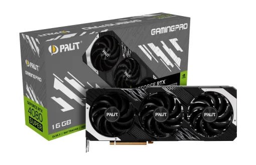 Видеокарта GF RTX 4080 Super 16GB GDDR6X GamingPro Palit (NED408S019T2-1032A)
