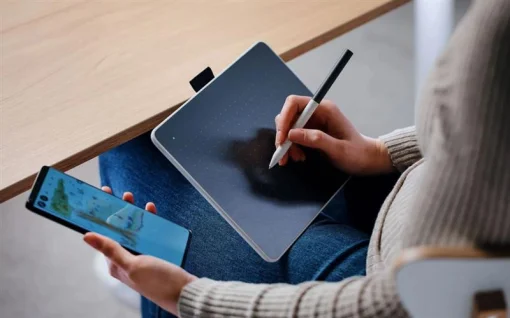 Графічний планшет WACOM One S Bluetooth White (CTC4110WLW1B)