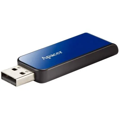 Флеш-накопитель USB 64GB Apacer AH334 Blue (AP64GAH334U-1)
