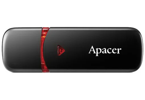 Флеш-накопичувач USB 16GB Apacer AH333 Black (AP16GAH333B-1)