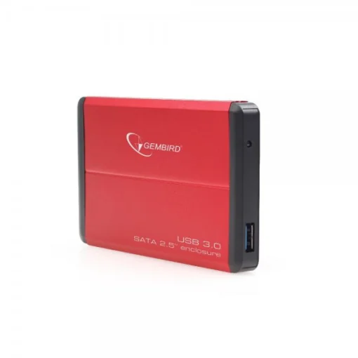 Внешний карман Gembird для подключения SATA HDD 2.5", USB 3.0, Red (EE2-U3S-2-R)