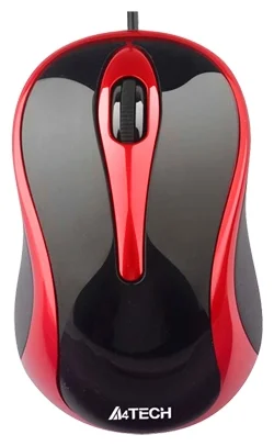 Мышка A4Tech N-350-2 Red/Black USB V-Track