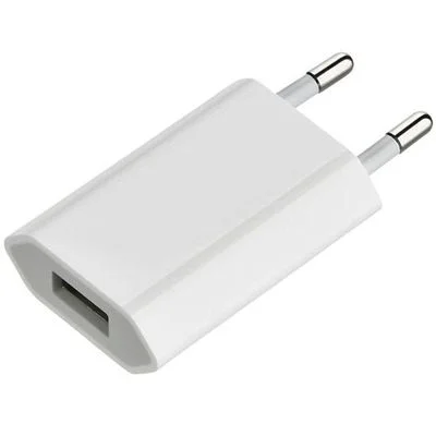 Мережевий зарядний пристрій Apple iPod/iPhone (1USBx1A) 1000mAh White (D02089)
