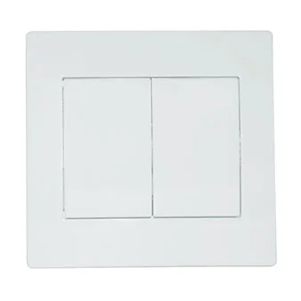 Вимикач SVEN Home SE-105 прохідний подвійний прихованого типу білий