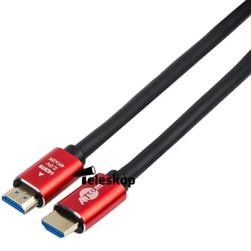 Кабель ATCOM HDMI v2.0 10м Black/Red (24910)