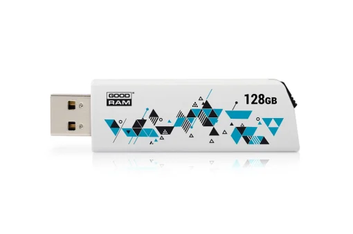 Флеш-накопичувач USB 128GB GOODRAM UCL2 (Cl!ck) White (UCL2-1280W0R11)
