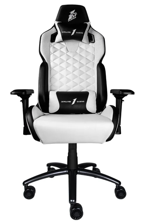Крісло геймерське 1STPLAYER DK2 Black/White