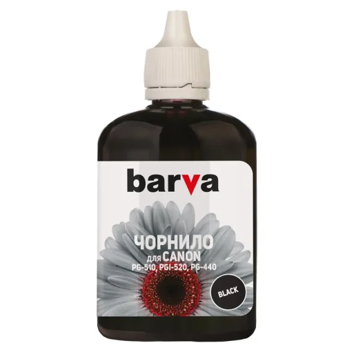 Чернила Barva Canon PGI-520/PG-510 (MG2140/MP230/MP280) (C520-297) Black Pigment, 90 г