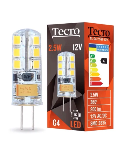 Светодиодная лампа Tecro TL-G4-2.5W-12V 4100K