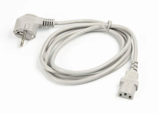 Кабель силовий Cablexpert PC-186-VDE-GR (С13), VDE, сiрий, 1.8 м
