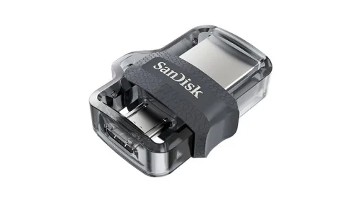Флеш-накопитель USB3.0 64GB OTG SanDisk Ultra Dual M3.0 Black (SDDD3-064G-G46)