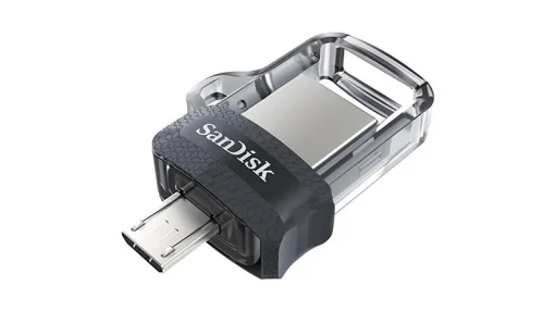 Флеш-накопитель USB3.0 64GB OTG SanDisk Ultra Dual M3.0 Black (SDDD3-064G-G46)