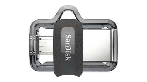 Флеш-накопитель USB3.0 64GB OTG SanDisk Ultra Dual M3.0 Black (SDDD3-064G-G46)