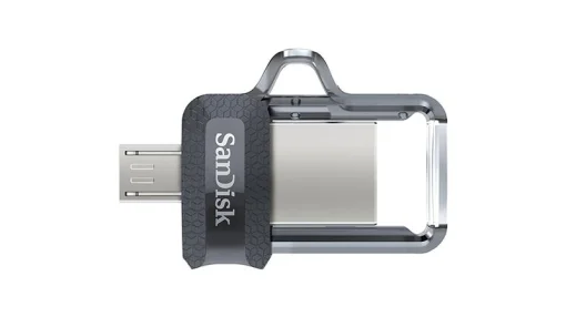 Флеш-накопитель USB3.0 64GB OTG SanDisk Ultra Dual M3.0 Black (SDDD3-064G-G46)