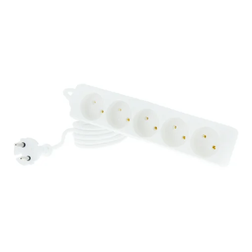 Фільтр живлення Tecro TSC-5-3 5 розеток, 3 м, білий