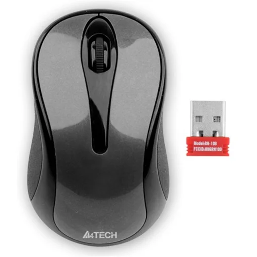 Мышка беспроводная A4Tech G3-280N Grey USB V-Track