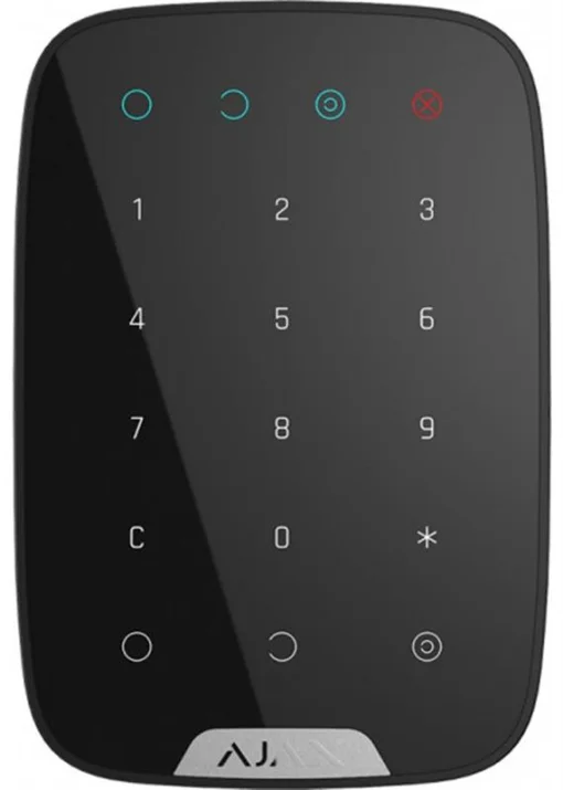 Беспроводная сенсорная клавиатура Ajax KeyPad Black (000005653/8722.12.BL1)