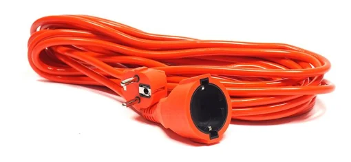 Удлинитель PowerPlant JY-3024/10 (PPCA08M100S1) 1 розетка, 10 м, оранжевый