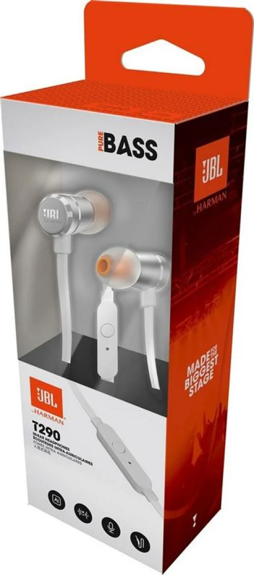 Гарнитура JBL T290 Silver (JBLT290SIL)